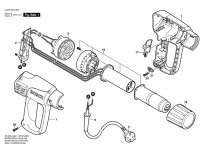 Bosch 0 603 29A 003 Phg 500-2 Hot Air Gun 230 V / Eu Spare Parts